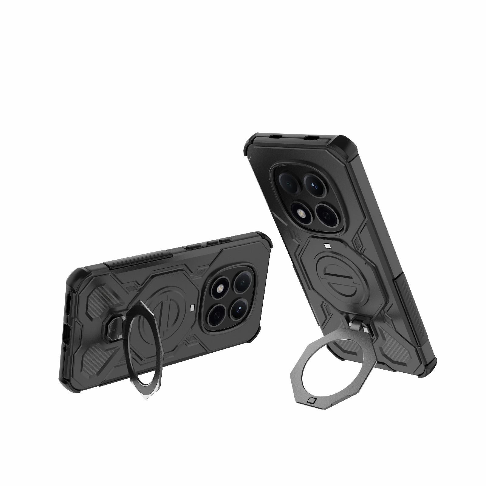 Xiaomi Redmi Note 15 Pro 5G Solid Color MagSafe Magnetic TPU+PC Black-Θήκη Σκληρή