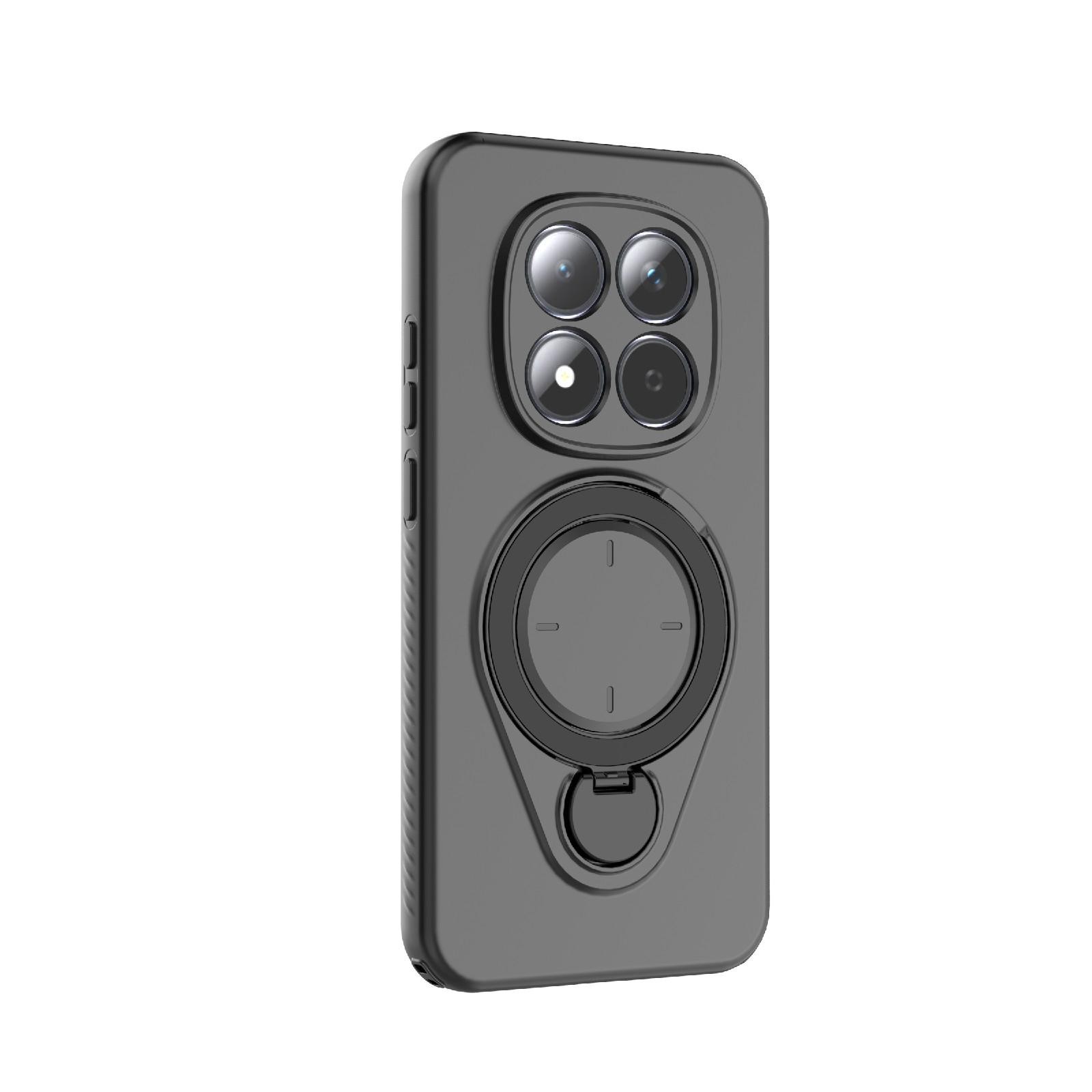 Xiaomi Redmi Note 15 Pro 5G Ring Shield MagSafe TPU with 360 Degree Rotating Holder Black-Θήκη Σκληρή