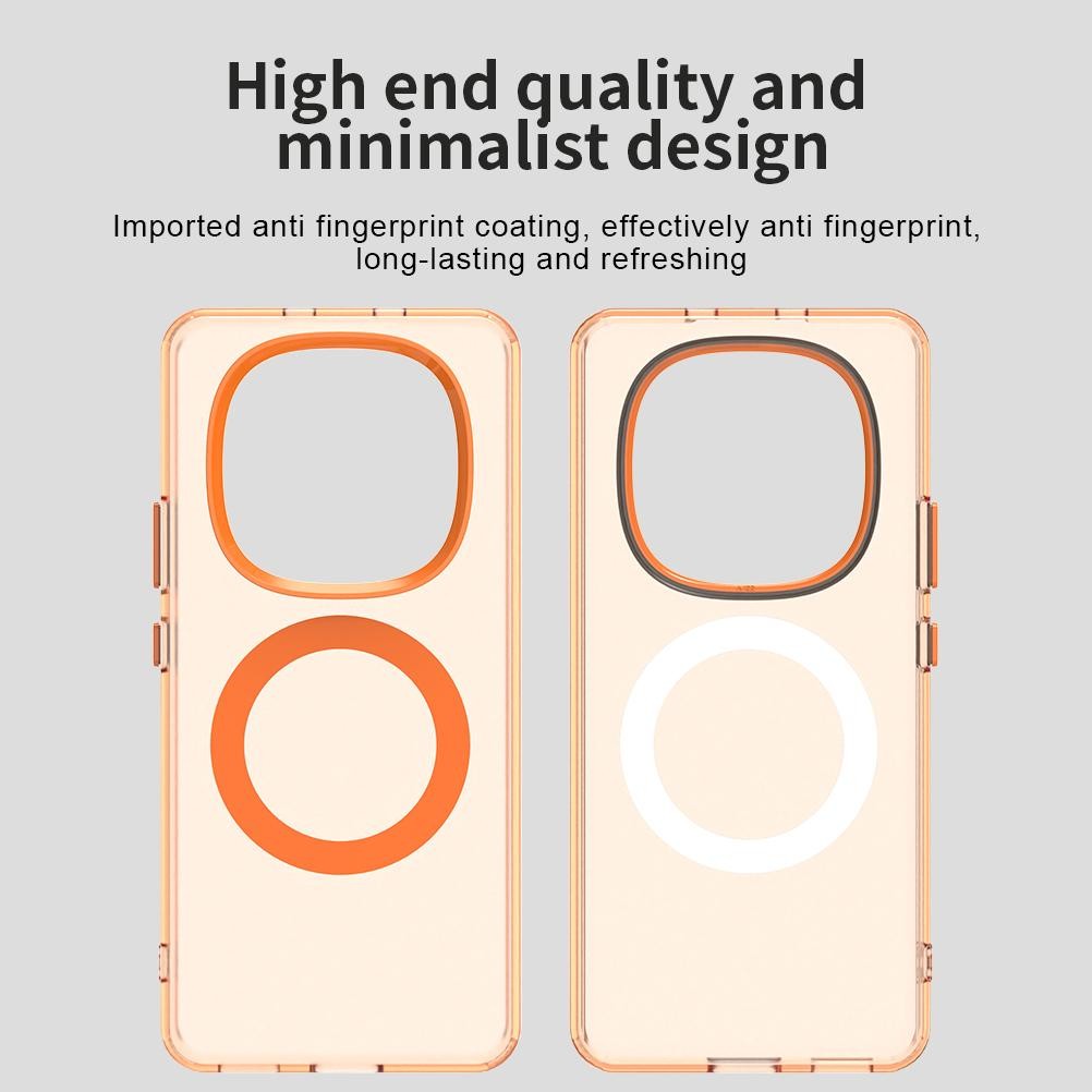 Xiaomi Redmi Note 15 5G / 4G Candy Magsafe PC Hybrid TPU Orange-Θήκη Σιλικόνης