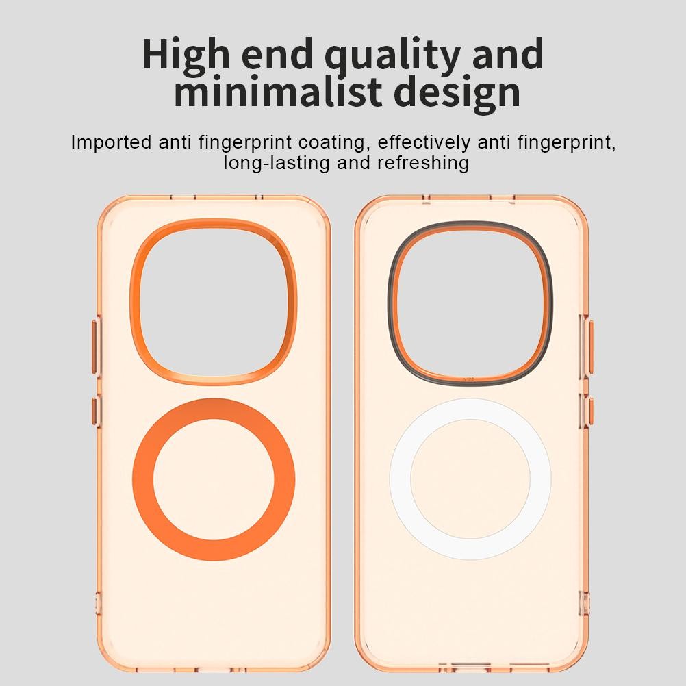 Xiaomi Redmi Note 15 Pro+ 5G Candy Magsafe PC Hybrid TPU Orange-Θήκη Σιλικόνης