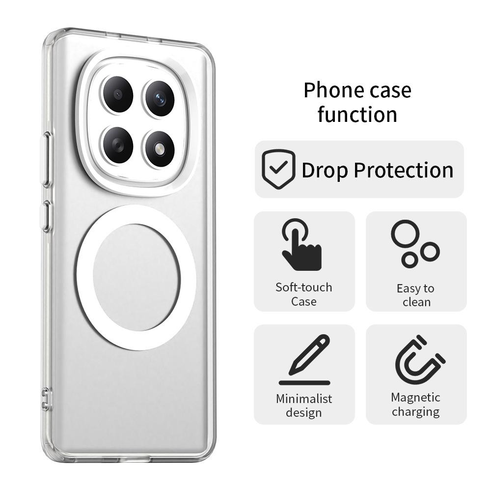 Xiaomi Redmi Note 15 5G / 4G Candy Magsafe PC Hybrid TPU White-Θήκη Σιλικόνης