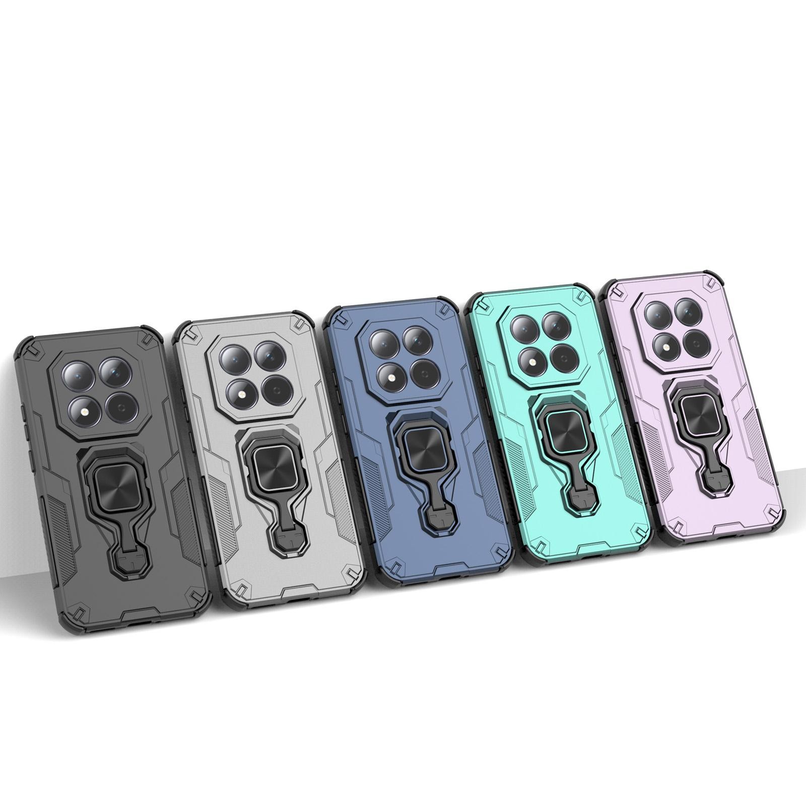 Xiaomi Redmi Note 15 Pro 5G Metal Kickstand TPU Hybrid PC Grey-Θήκη Σκληρή