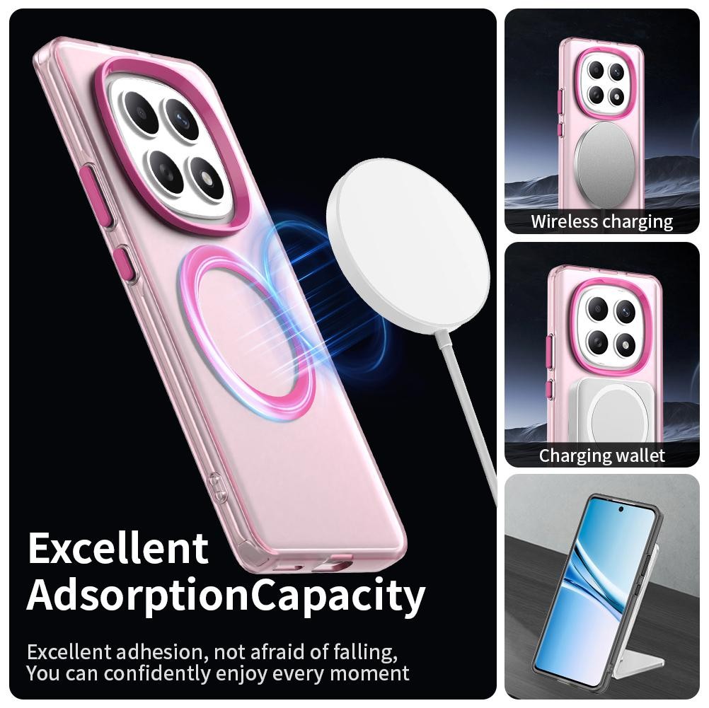 Xiaomi Redmi Note 15 5G / 4G Candy Magsafe PC Hybrid TPU Pink-Θήκη Σιλικόνης