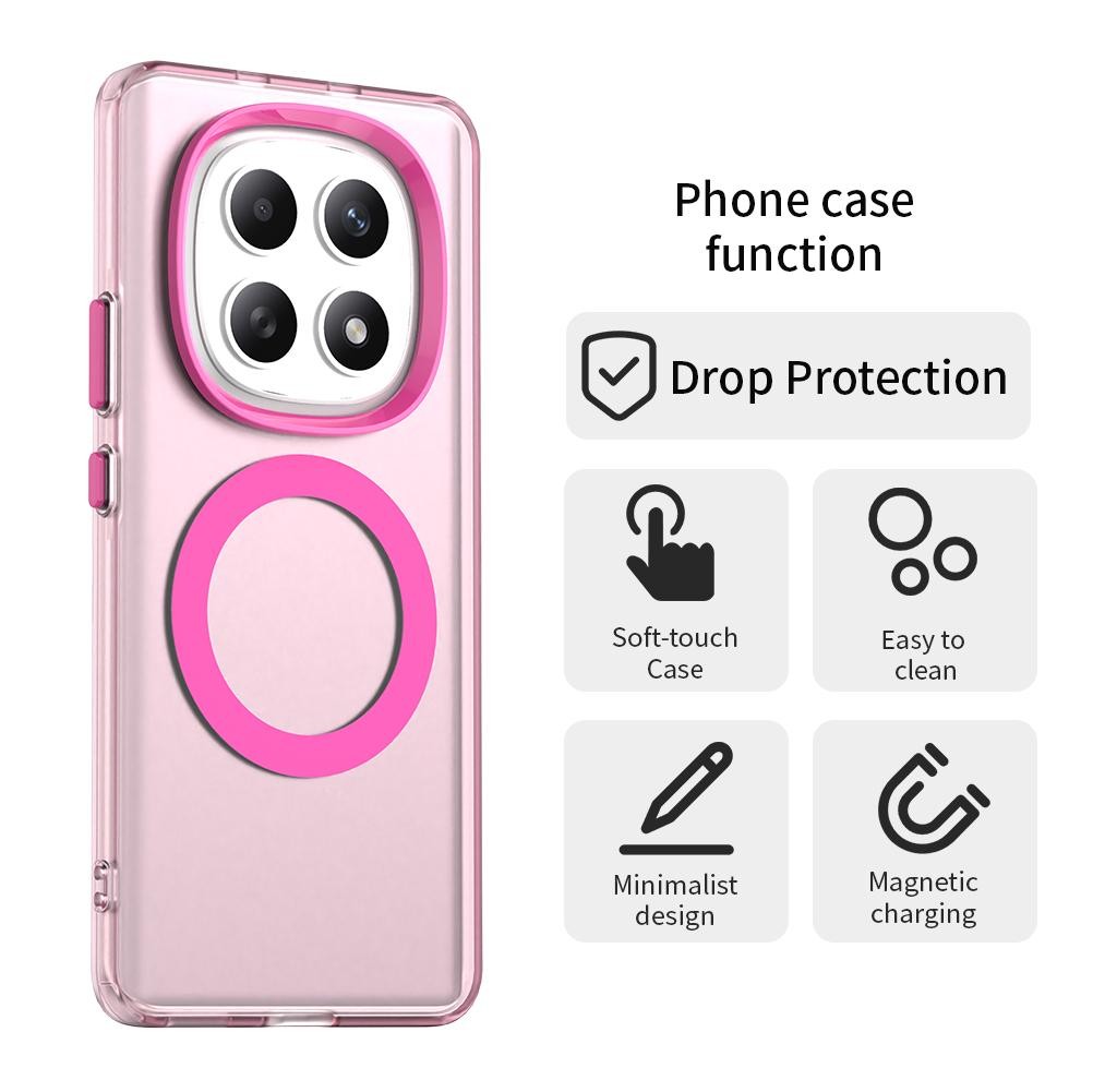 Xiaomi Redmi Note 15 5G / 4G Candy Magsafe PC Hybrid TPU Pink-Θήκη Σιλικόνης