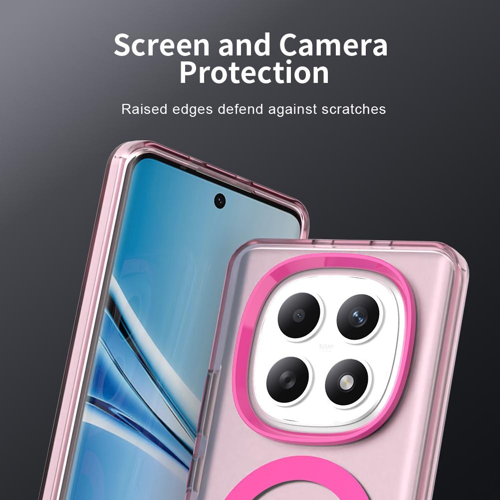 Xiaomi Redmi Note 15 5G / 4G Candy Magsafe PC Hybrid TPU Pink-Θήκη Σιλικόνης