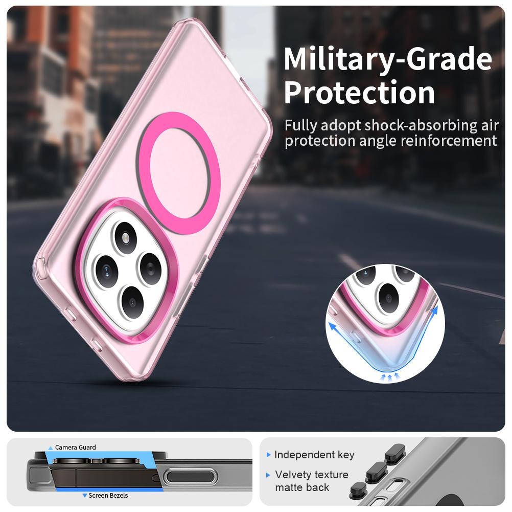 Xiaomi Redmi Note 15 5G / 4G Candy Magsafe PC Hybrid TPU Pink-Θήκη Σιλικόνης