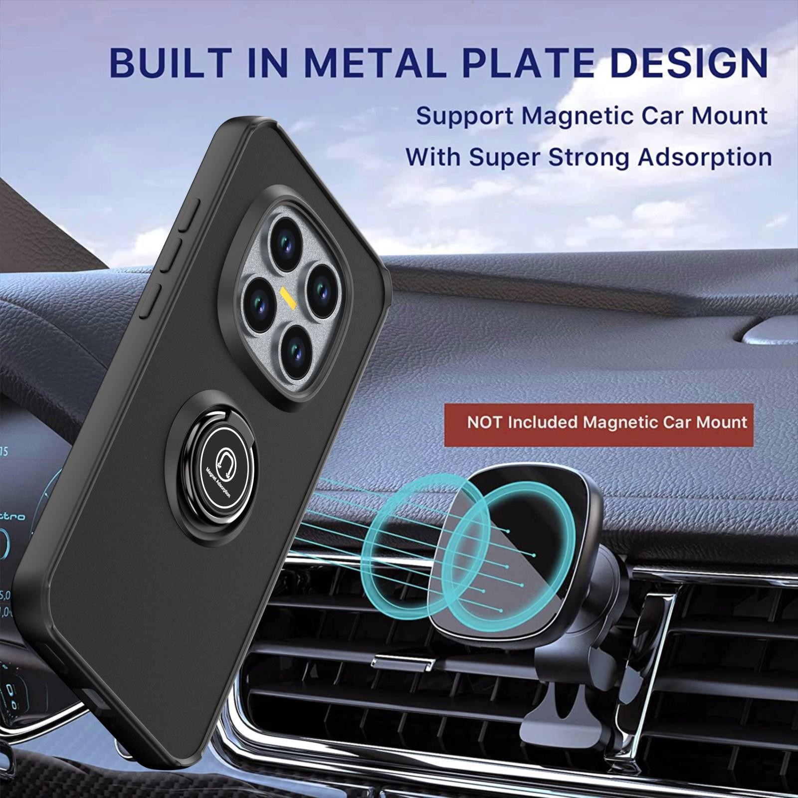 Xiaomi Redmi Note 15 Pro 4G Q Shadow 1 Series TPU + PC with Ring Black-Θήκη Σιλικόνης