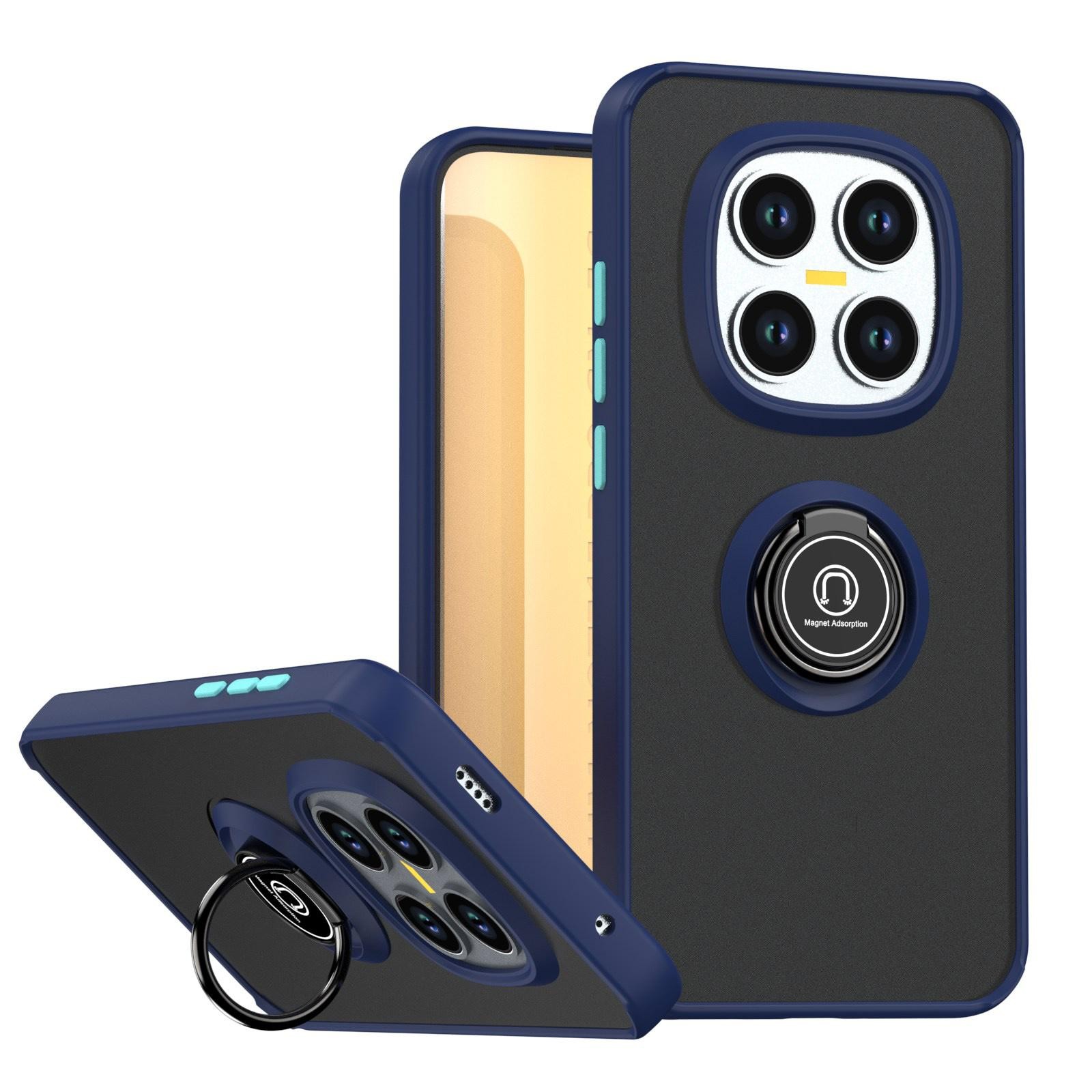 Xiaomi Redmi Note 15 Pro 4G Q Shadow 1 Series TPU + PC with Ring Royal Blue + Sky Blue-Θήκη Σιλικόνης