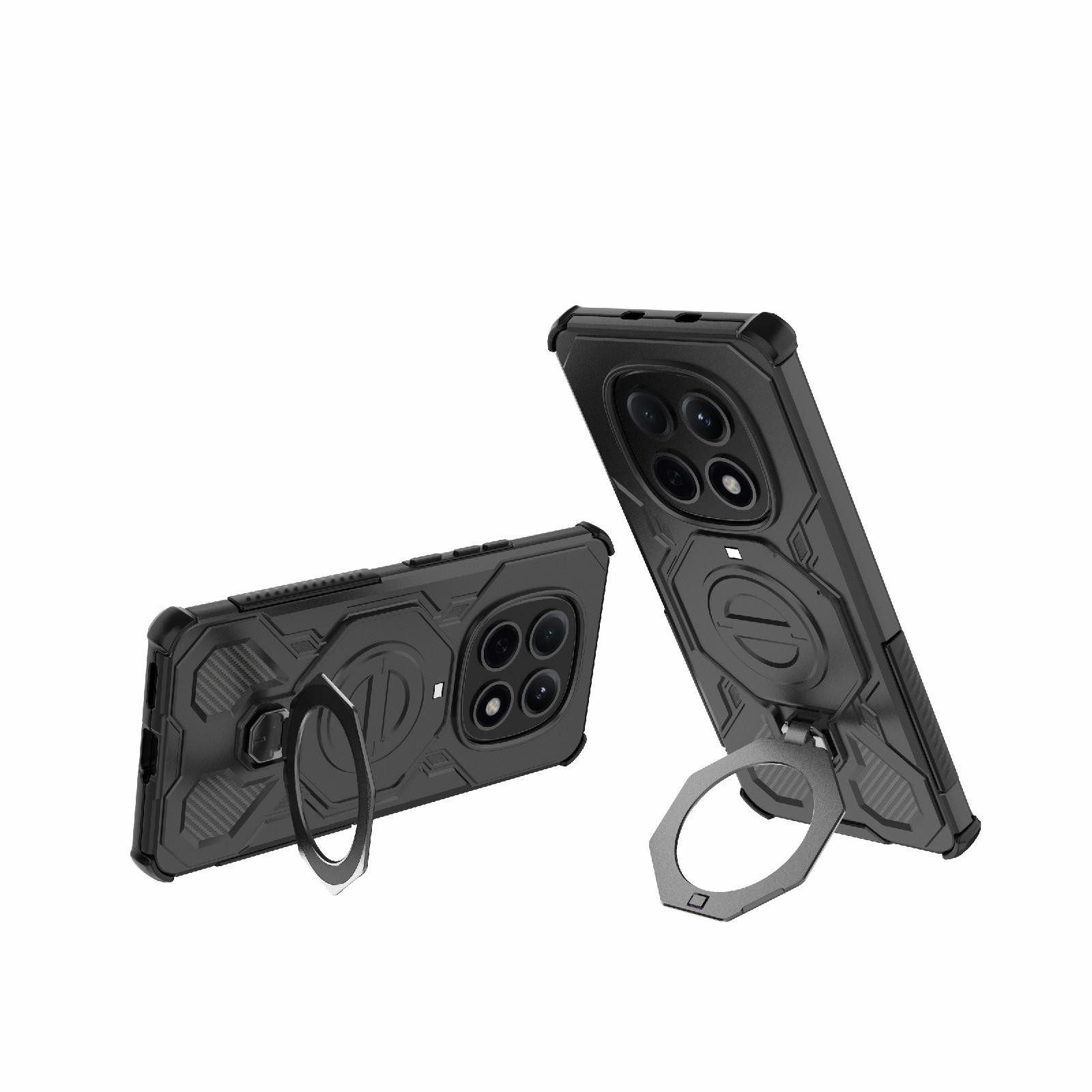 Xiaomi Redmi Note 15 5G Solid Color MagSafe Magnetic TPU+PC Black-Θήκη Σκληρή