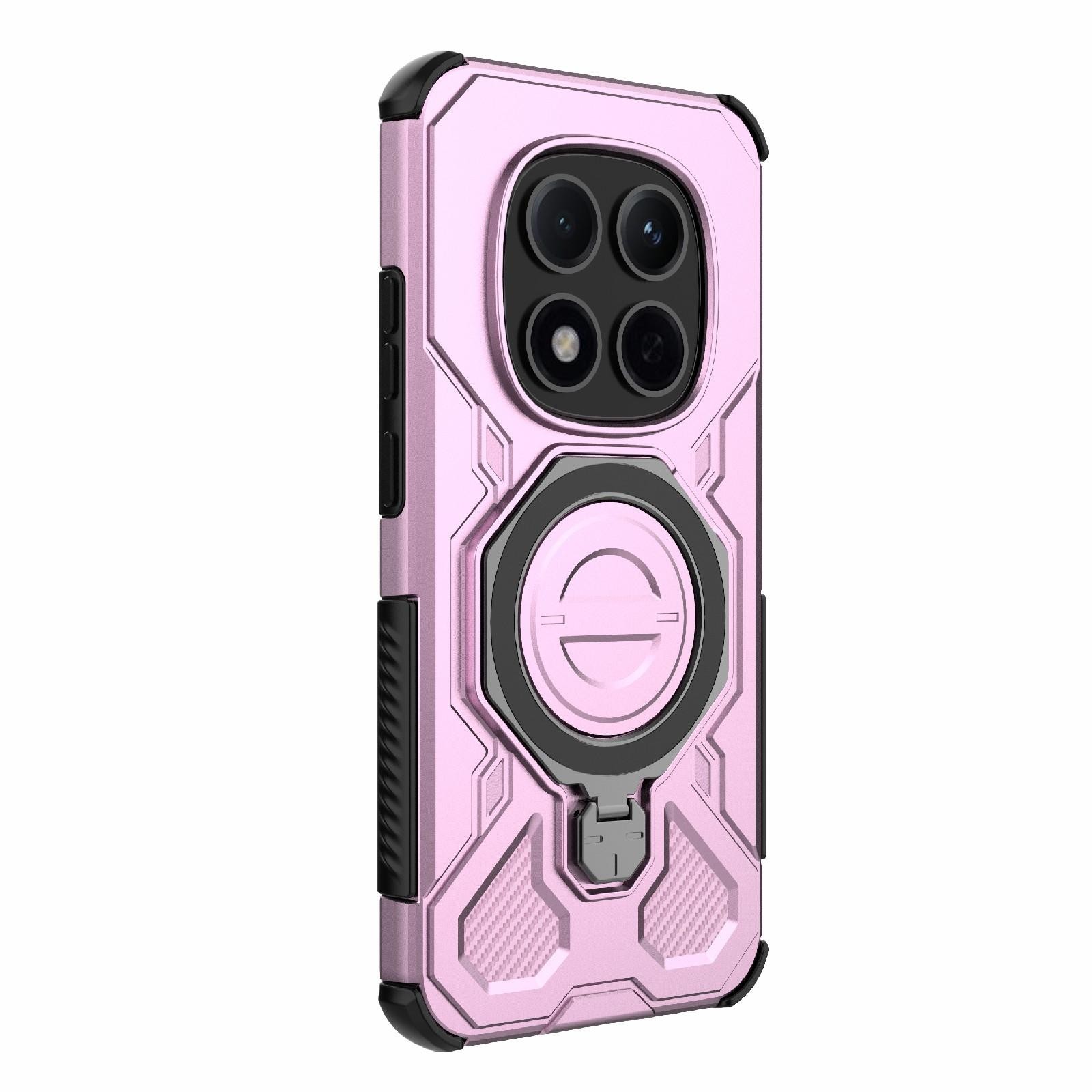 Xiaomi Redmi Note 15 Pro 5G Solid Color MagSafe Magnetic TPU+PC Pink-Θήκη Σκληρή