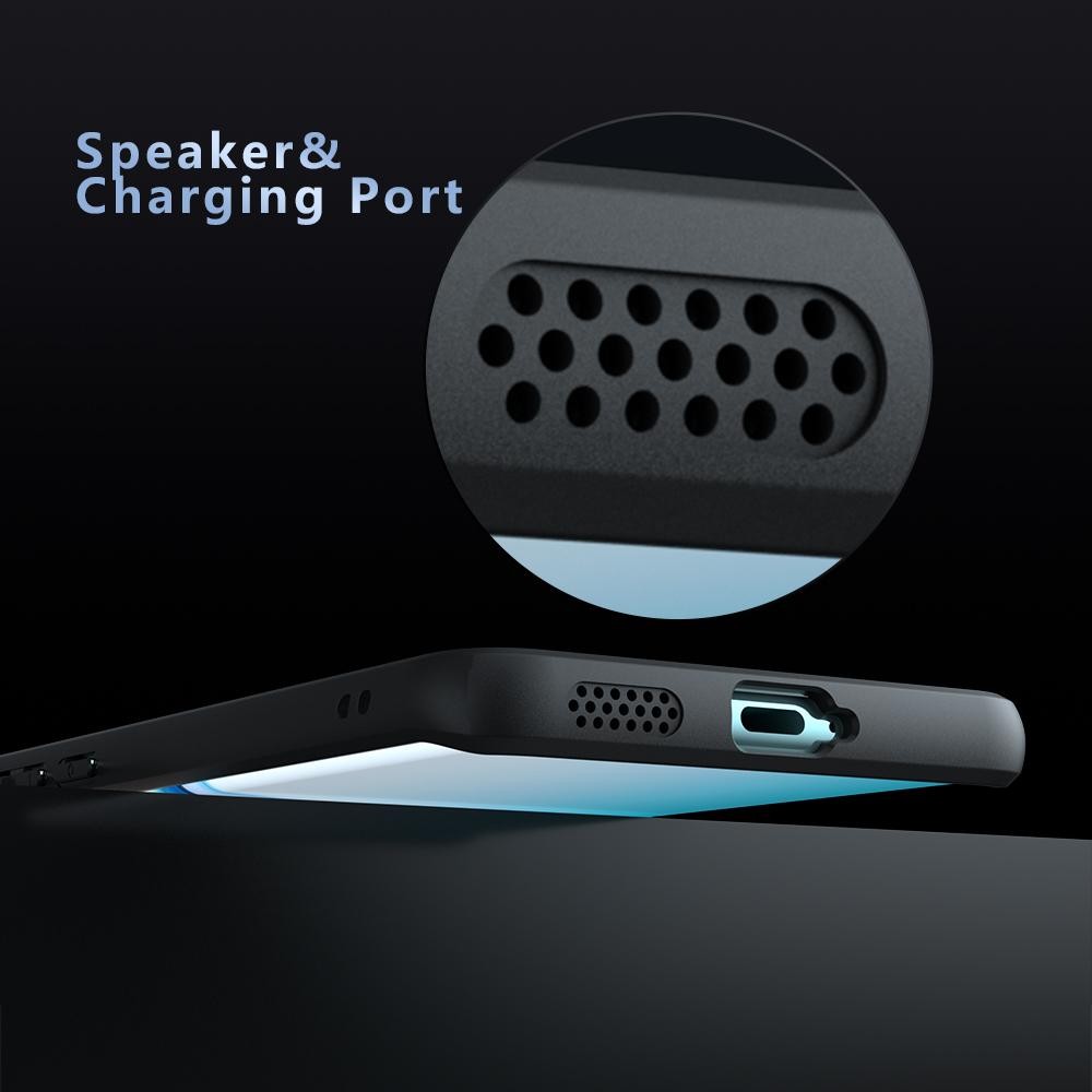 Xiaomi Redmi Note 15 5G Armor Precise Hole PC Hybrid TPU rosted Black-Θήκη Σιλικόνης
