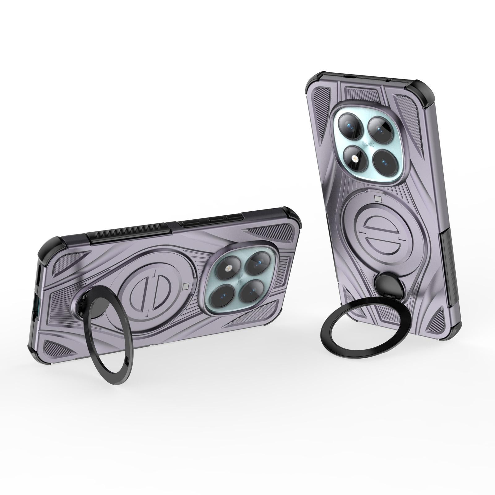 Xiaomi Redmi Note 15 Pro 5G Star Ring Metallic Pivot Bracket Magnetic Purple-Θήκη Σκληρή