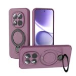 Xiaomi Redmi Note 15 Pro 5G Ring Shield MagSafe TPU with 360 Degree Rotating Holder Wine Red-Θήκη Σιλικόνης