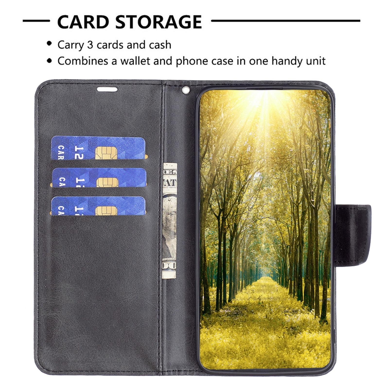Binfen Xiaomi Redmi Note 15 5G Lambskin Texture Pure Color Flip Leather Black-Θήκη Βιβλίο