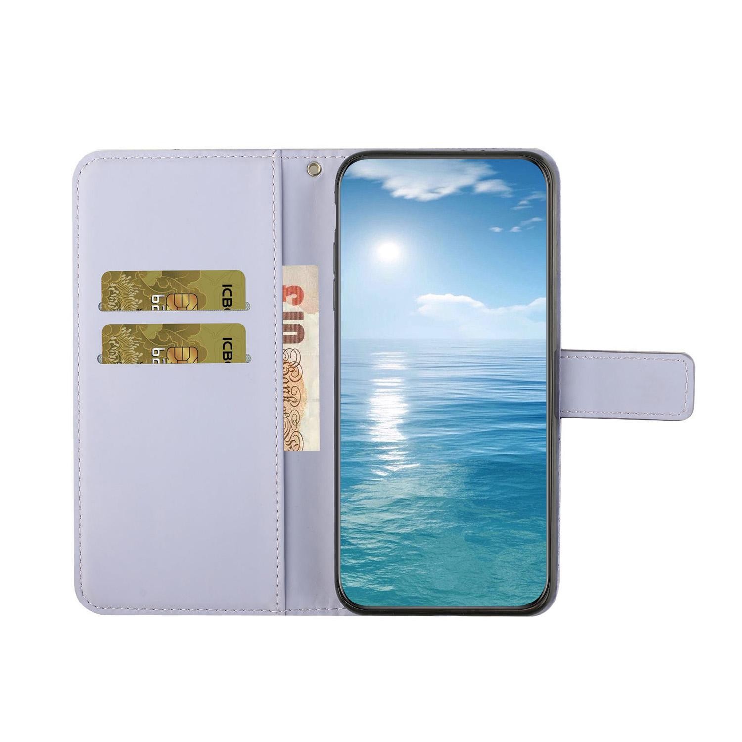 Xiaomi Redmi Note 15 Pro 5G Ethnic Style Embossed Pattern Leather Purple-Θήκη Βιβλίο