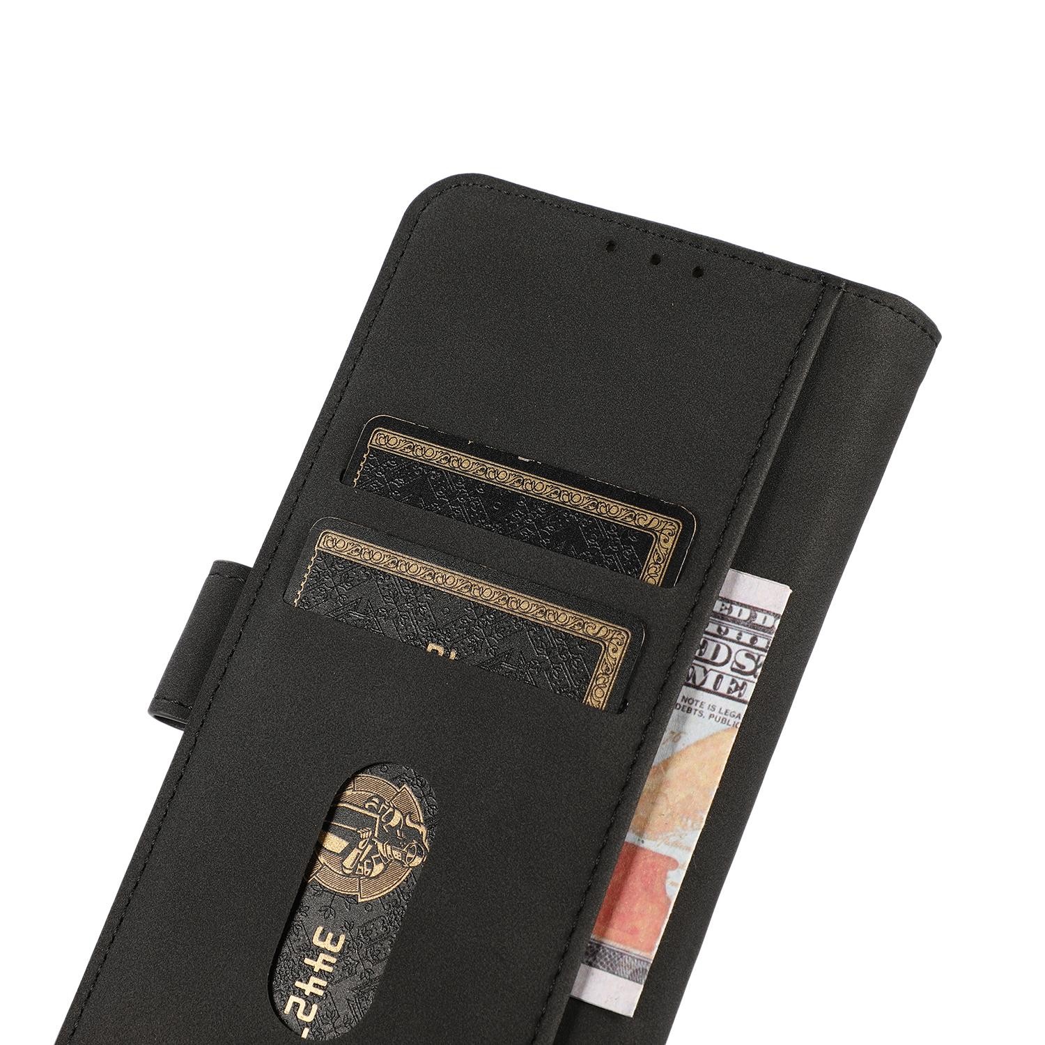 Khazneh Xiaomi Redmi Note 15 Pro 4G Matte Texture Leather Black-Θήκη Βιβλίο