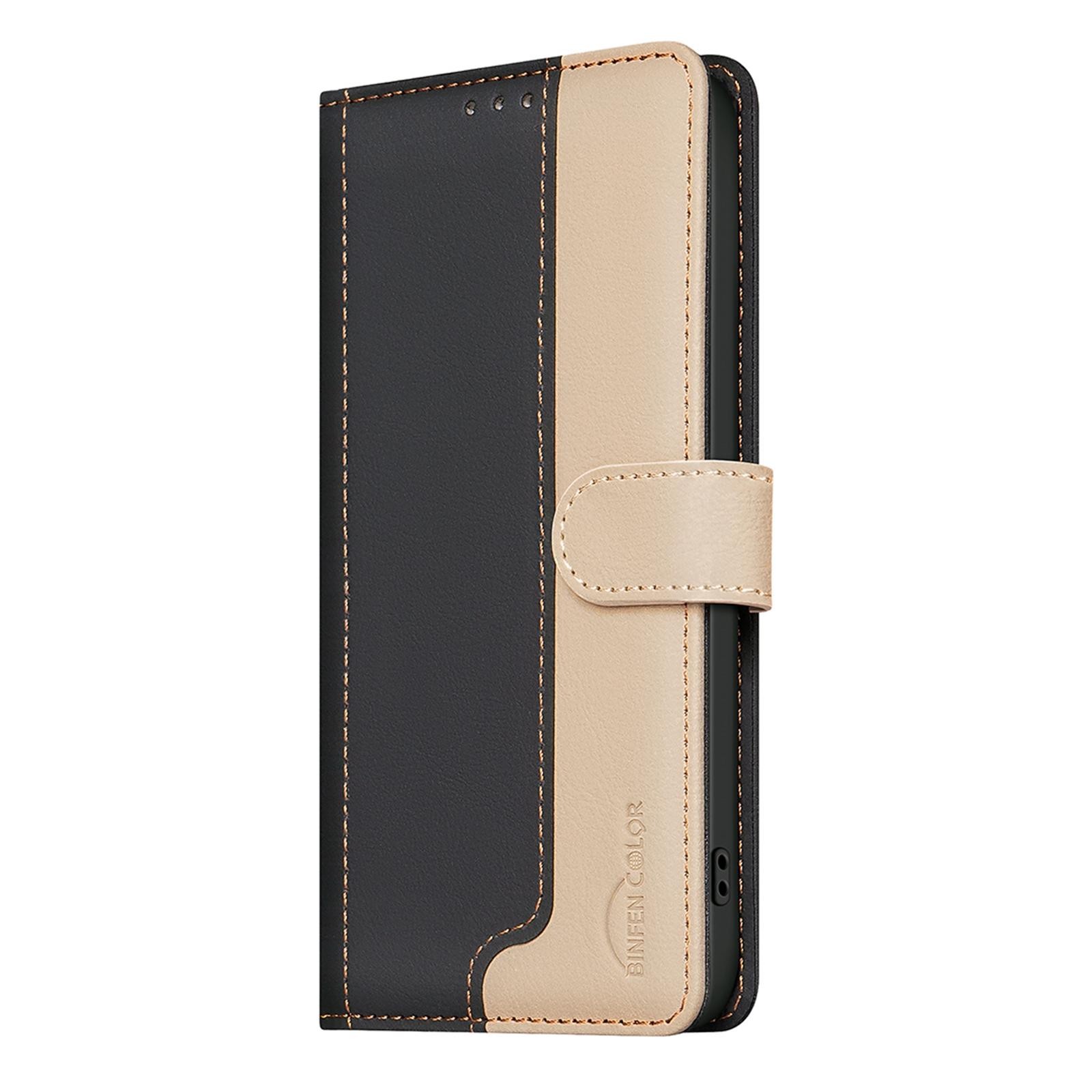 Binfen Xiaomi Redmi Note 15 5G Color Matching RFID Anti-theft Leather Black-Θήκη Βιβλίο