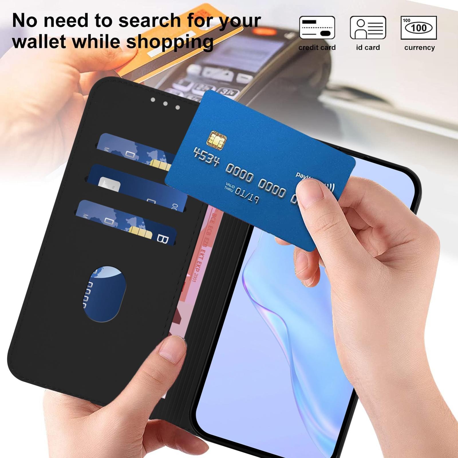 Xiaomi Redmi Note 15 Pro 5G Skin Feel Solid Color Leather with Lanyard Black-Θήκη Βιβλίο