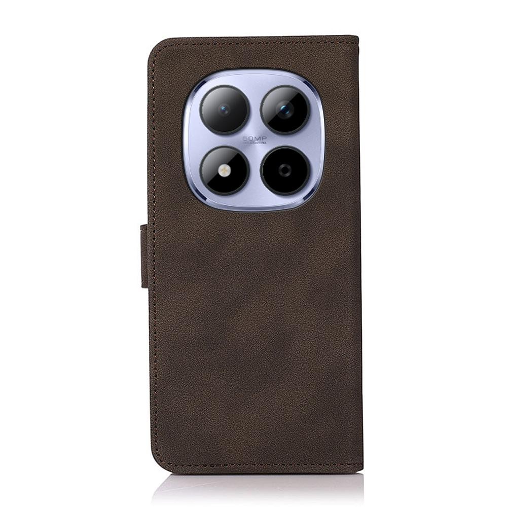 Khazneh Xiaomi Redmi Note 15 Pro 4G Matte Texture Leather Brown-Θήκη Βιβλίο
