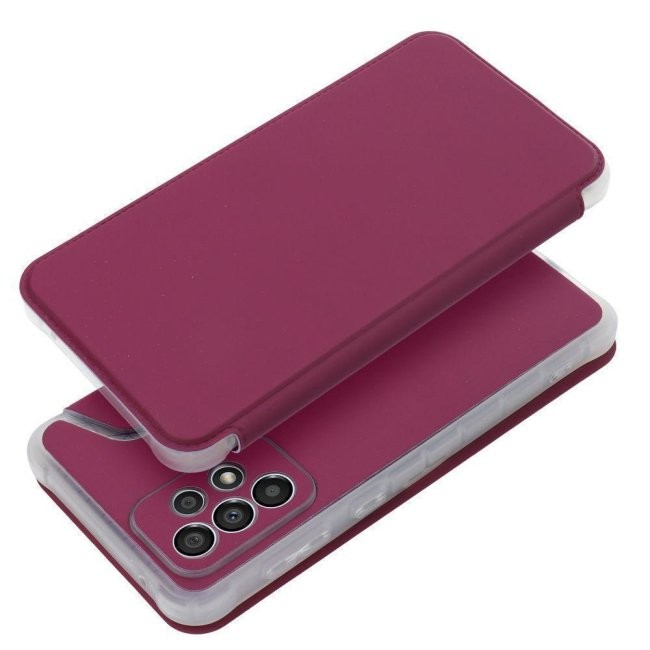 Tel1 Samsung Galaxy A55 5G Piano Θήκη Βιβλίο - Bordeaux