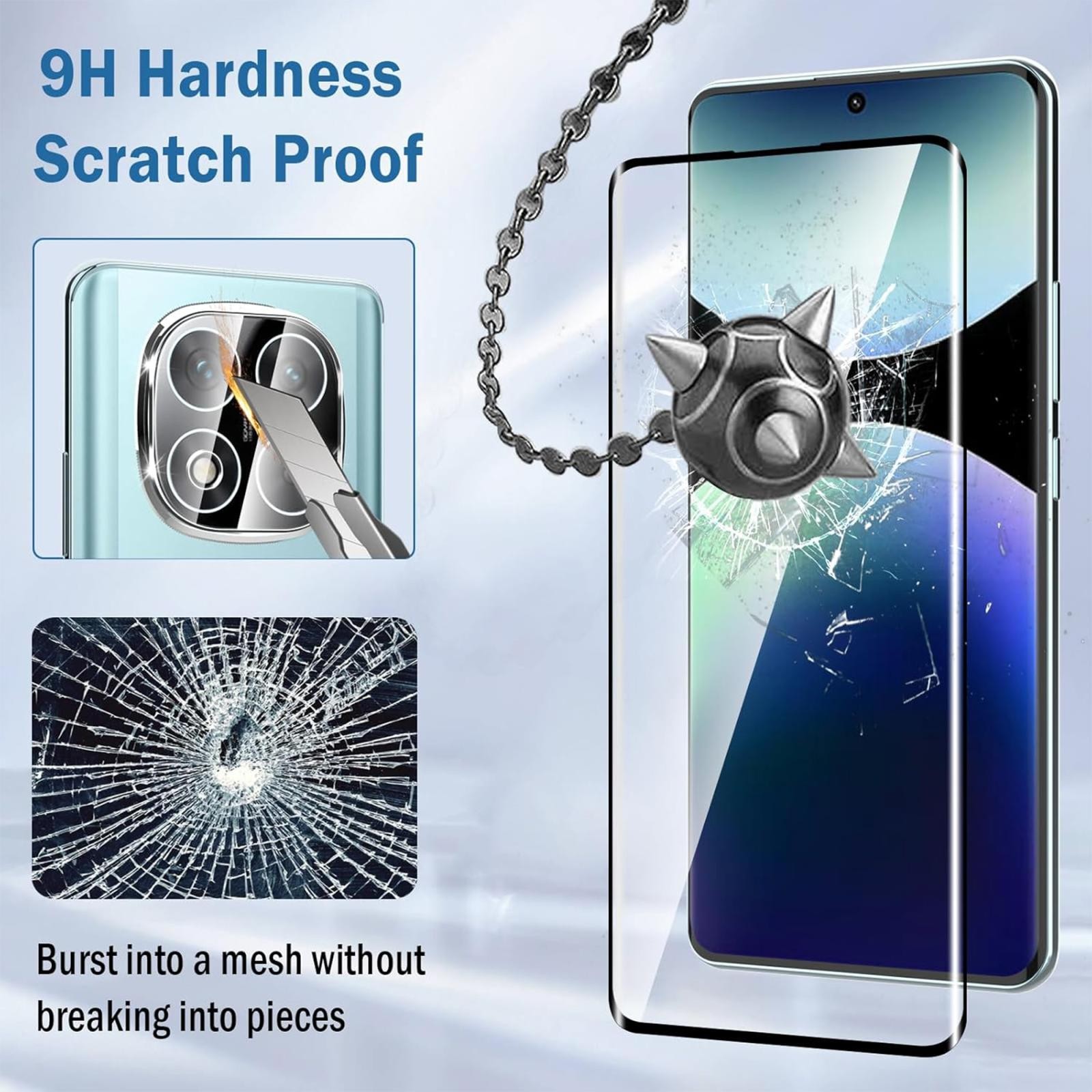 Kaledol Xiaomi Redmi Note 15 Pro Plus 5G Full Τζαμάκι 9H+ High-Aluminum Tempered Glass Film