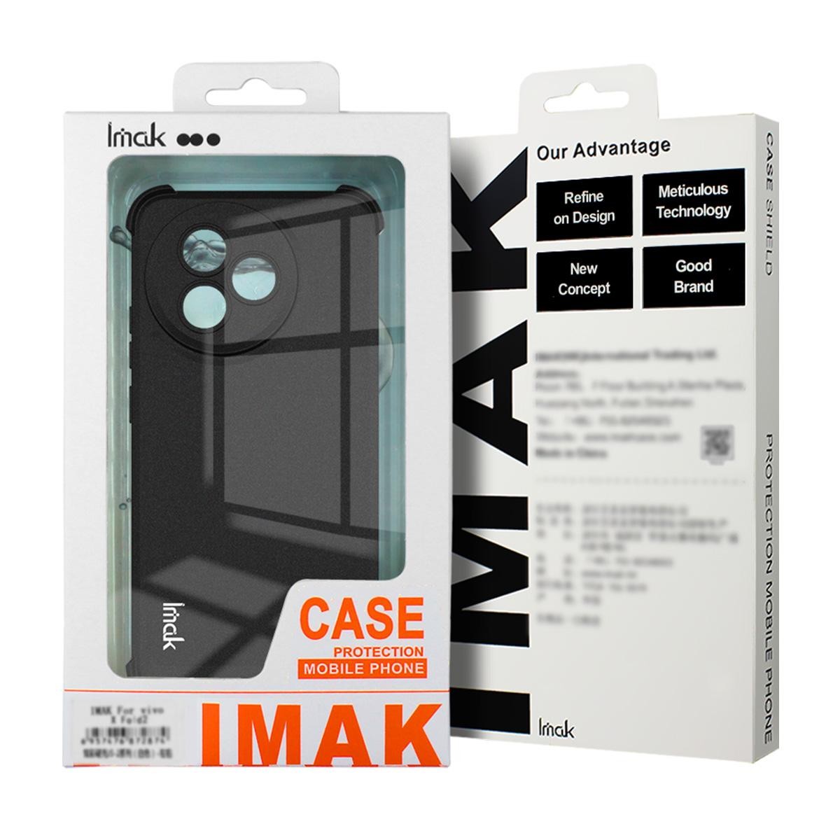 Imak Xiaomi Redmi Note 15 Pro+ 5G Shockproof Airbag TPU Matte Black-Θήκη Σιλικόνης