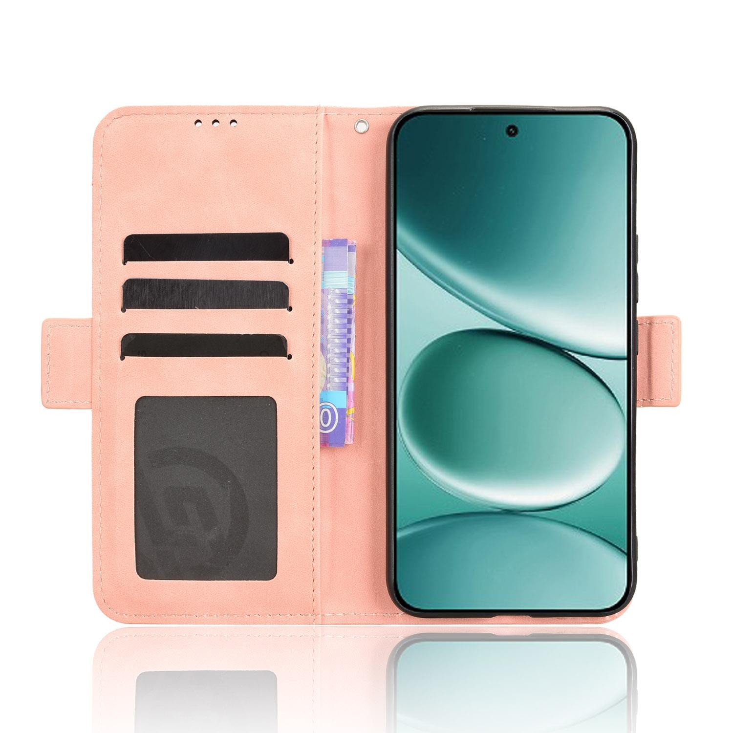 Xiaomi Redmi Note 15 Pro 4G Skin Feel Calf Texture Card Slots Leather Pink-Θήκη Βιβλίο