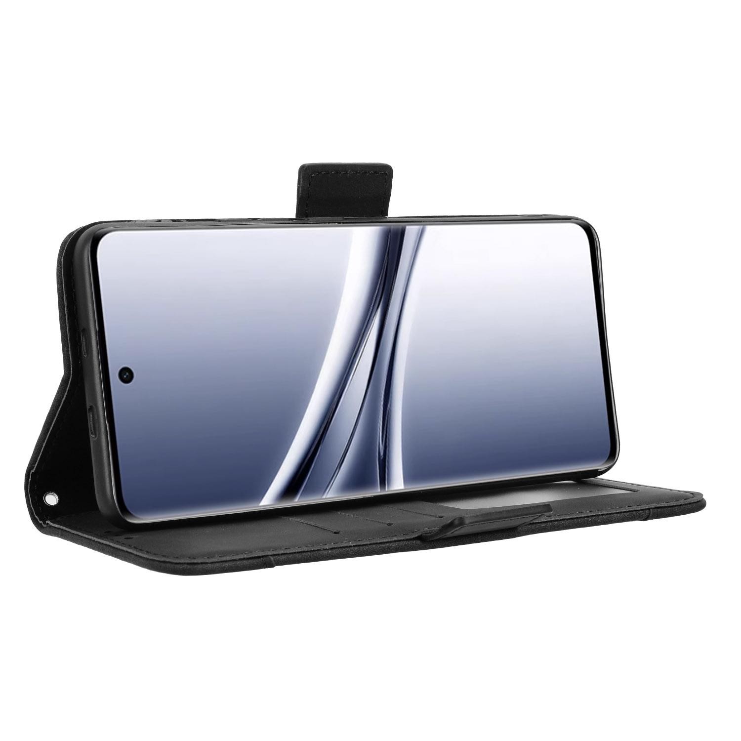 Xiaomi Redmi Note 15 5G / 4G/ Poco M8 5G Skin Feel Calf Texture Card Slots Leather Black-Θήκη Βιβλίο