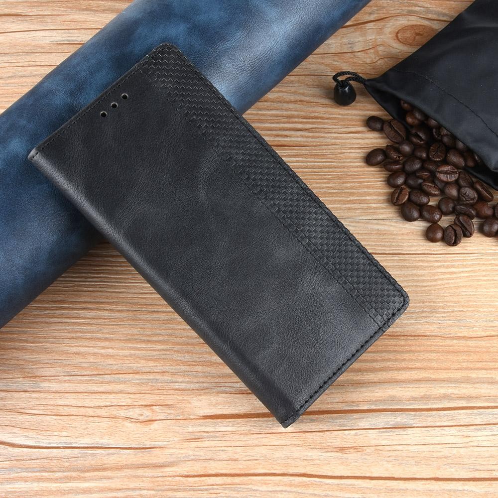 Xiaomi Redmi Note 15 Pro+ 5G/Poco M8 Pro 5G Magnetic Buckle Retro Texture Leather Black-Θήκη Βιβλίο