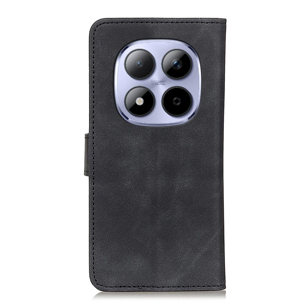 Khazneh Xiaomi Redmi Note 15 Pro 4G Retro Texture Flip Leather Black-Θήκη Βιβλίο