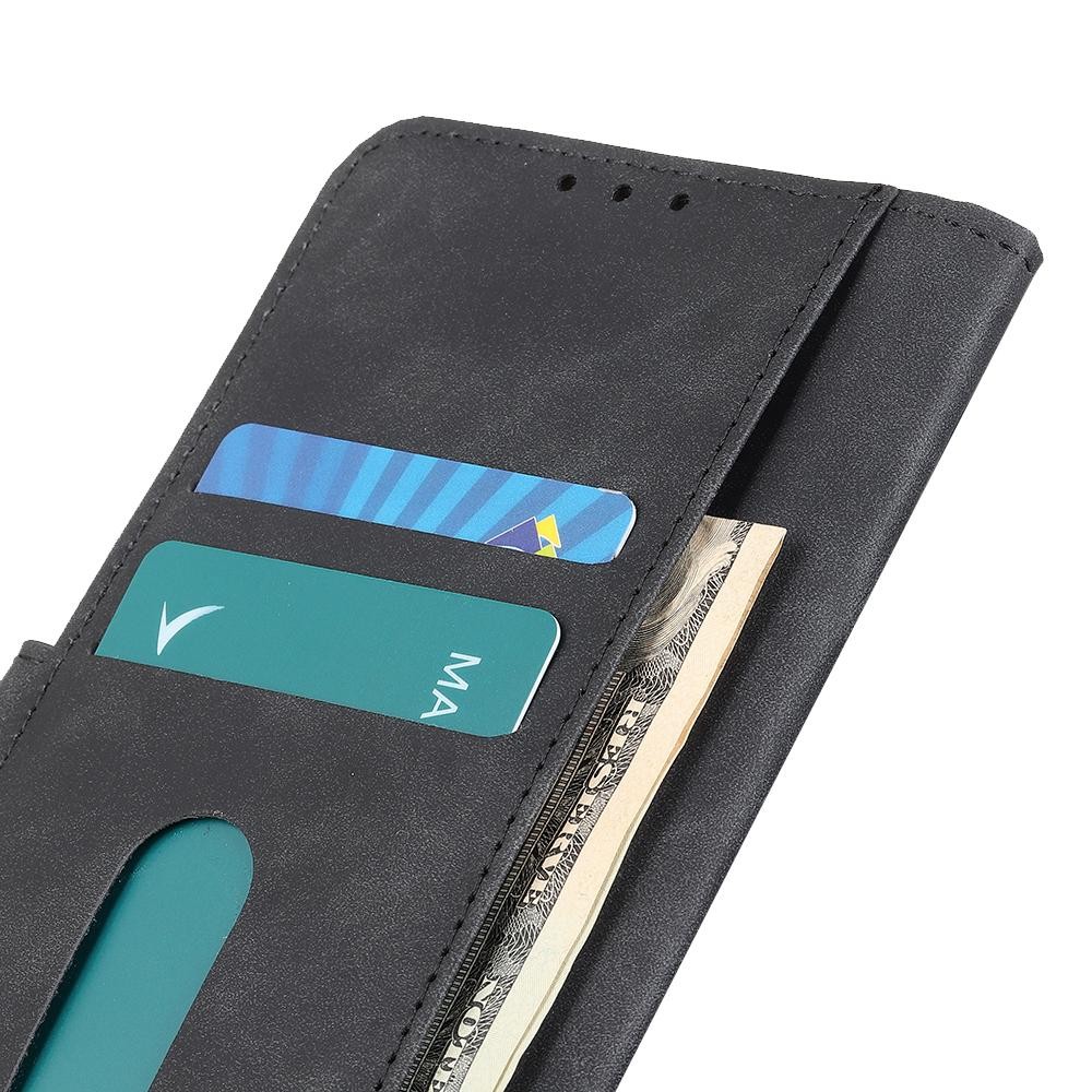 Khazneh Xiaomi Redmi Note 15 Pro 4G Retro Texture Flip Leather Black-Θήκη Βιβλίο