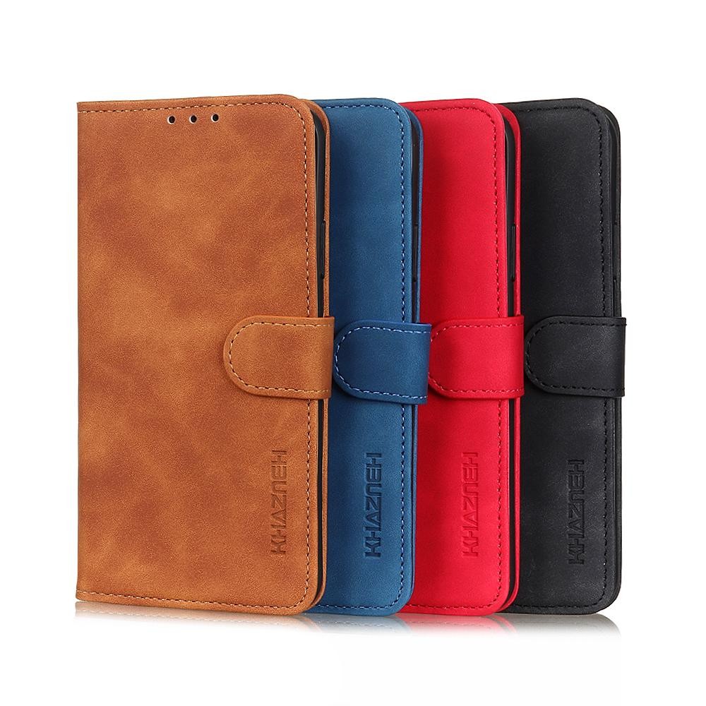 Khazneh Xiaomi Redmi Note 15 Pro 4G Retro Texture Flip Leather Black-Θήκη Βιβλίο
