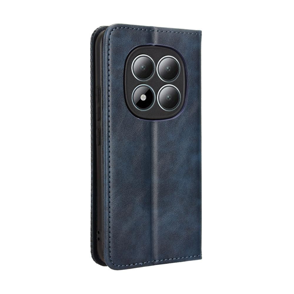 Xiaomi Redmi Note 15 Pro 4G Magnetic Buckle Retro Texture Leather Blue-Θήκη Βιβλίο