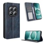Xiaomi Redmi Note 15 Pro+ 5G/Poco M8 Pro 5G Magnetic Buckle Retro Texture Leather Blue-Θήκη Βιβλίο