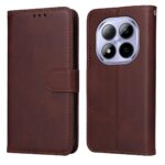 Xiaomi Redmi Note 15 Pro 4G Classic Calf Texture Flip Leather Brown-Θήκη Βιβλίο