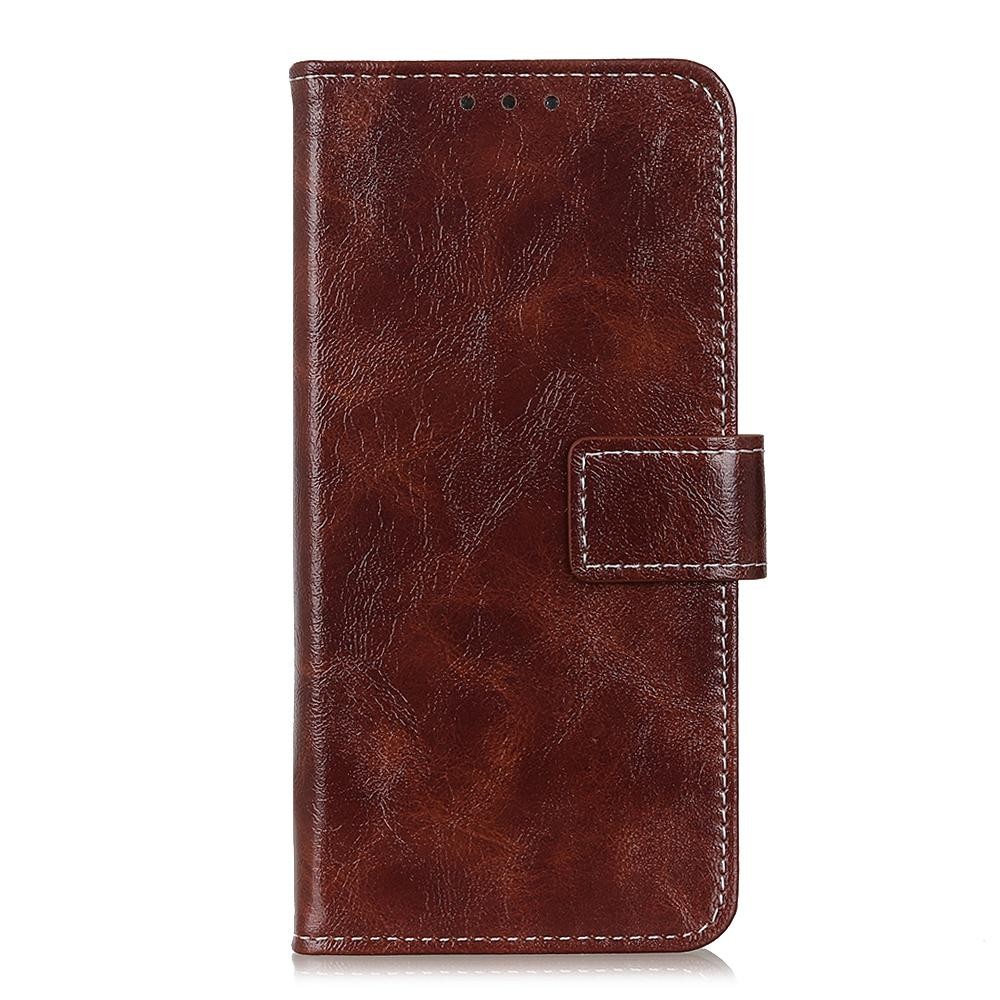 Xiaomi Redmi Note 15 Pro 4G Retro Crazy Horse Texture Leather Brown-Θήκη Βιβλίο