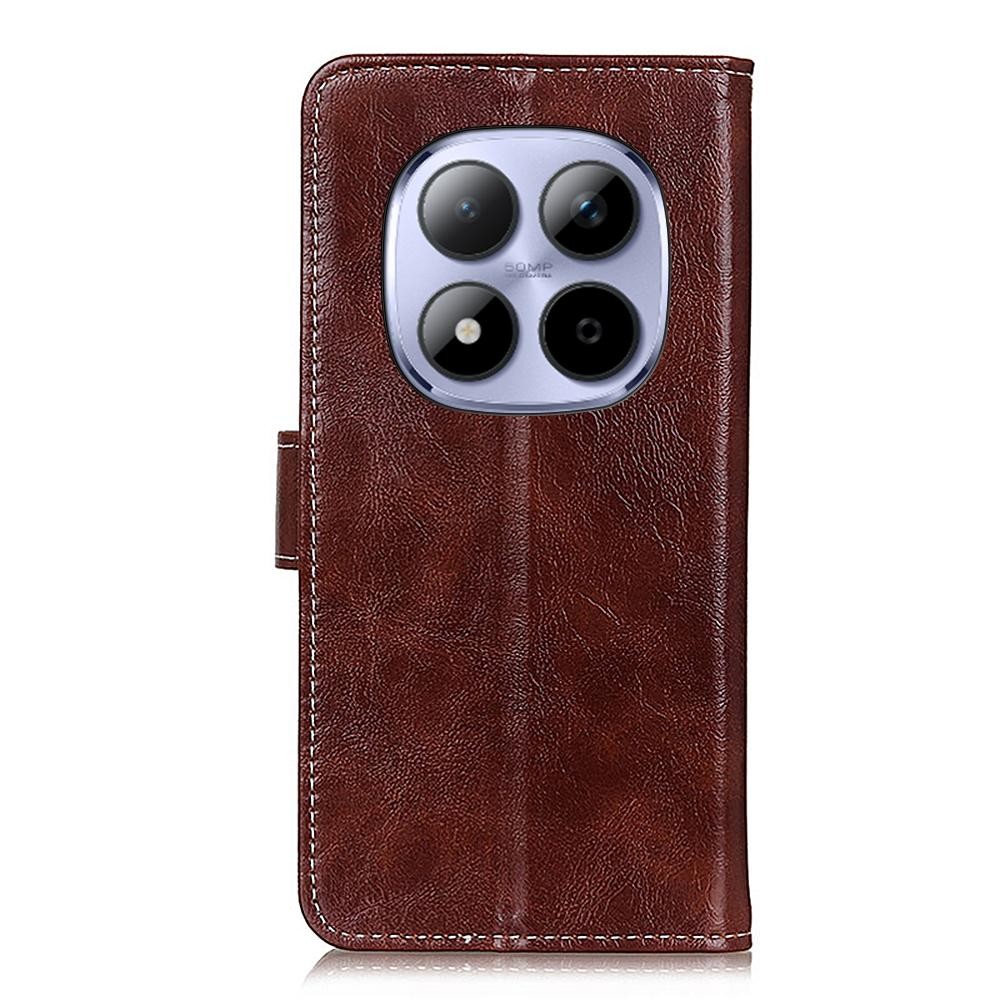 Xiaomi Redmi Note 15 Pro 4G Retro Crazy Horse Texture Leather Brown-Θήκη Βιβλίο