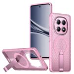 Kalebol Xiaomi Redmi Note 15 4G / 5G Honeycomb Cooling MagSafe Holder Cherry Blossom Pink-Θήκη Σκληρή