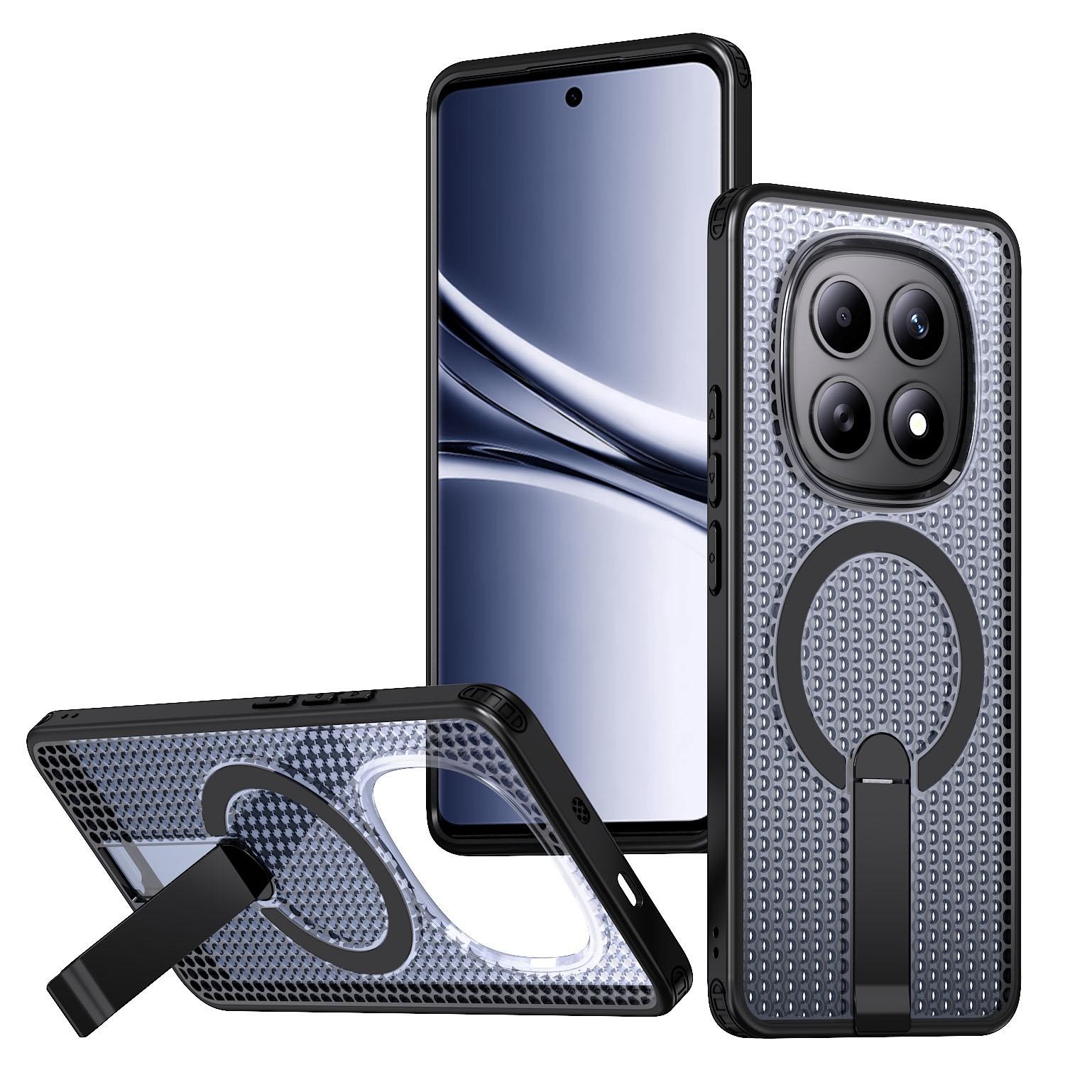 Kalebol Xiaomi Redmi Note 15 4G / 5G Honeycomb Cooling MagSafe Holder Black-Θήκη Σκληρή