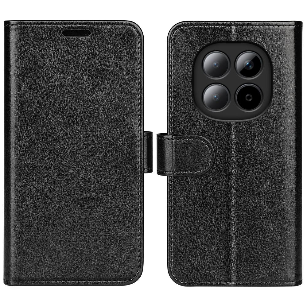 Xiaomi Redmi Note 15 Pro 5G Texture Horizontal Flip Leather Black-Θήκη Βιβλίο