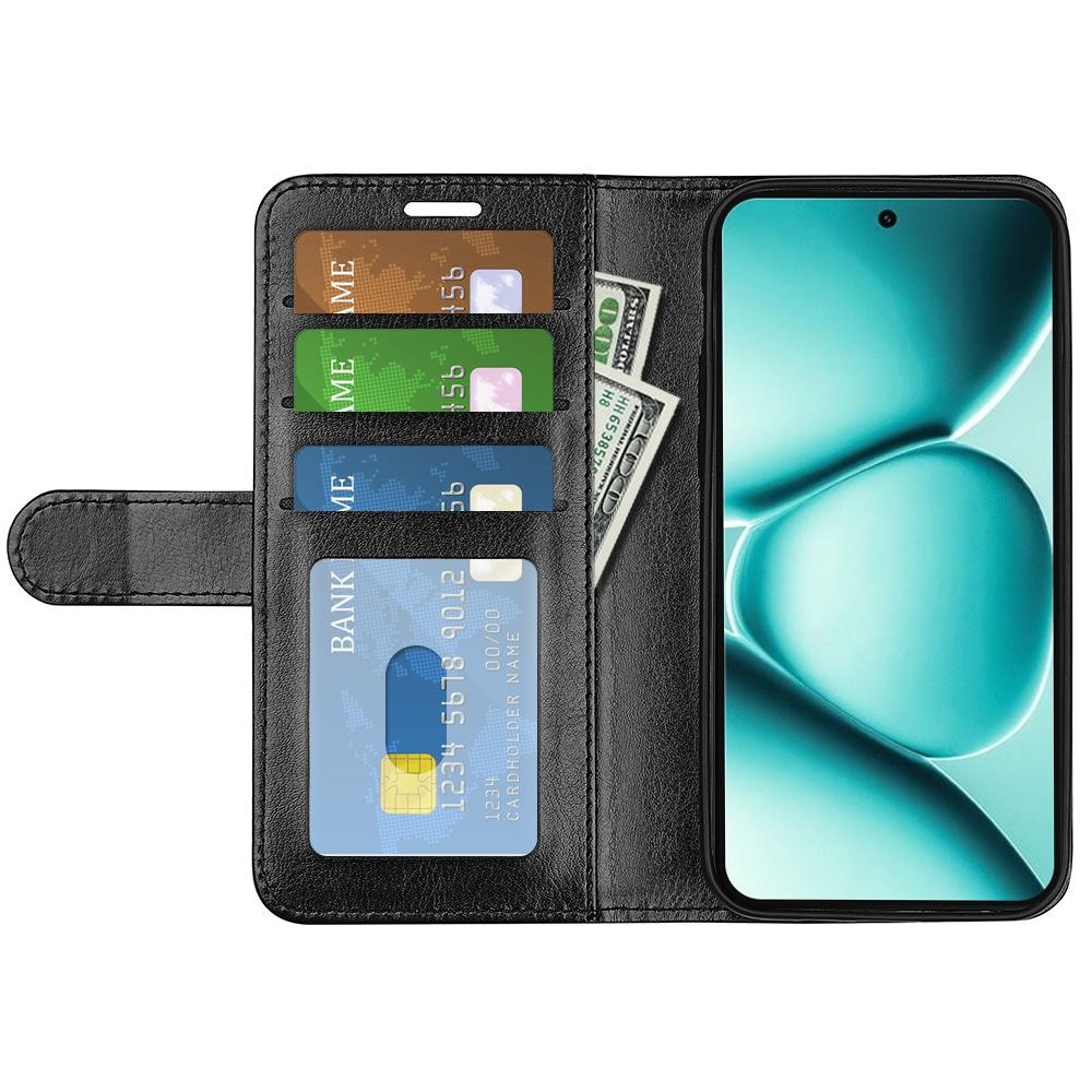 Xiaomi Redmi Note 15 Pro 5G Texture Horizontal Flip Leather Black-Θήκη Βιβλίο