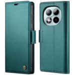 CaseMe 023 Xiaomi Redmi Note 15 Pro+ 5G RFID Θήκη Πορτοφόλι Δερμάτινη - Green