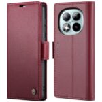 CaseMe 023 Xiaomi Redmi Note 15 Pro+ 5G RFID Θήκη Πορτοφόλι Δερμάτινη- Wine Red
