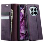 CaseMe 033 Xiaomi Redmi Note 15 Pro+ 5G RFID Retro Θήκη Βιβλίο Δερμάτινη – Purple