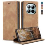 CaseMe 013 Xiaomi Redmi Note 15 Pro+ 5G Retro Leather Θήκη Βιβλίο - Brown