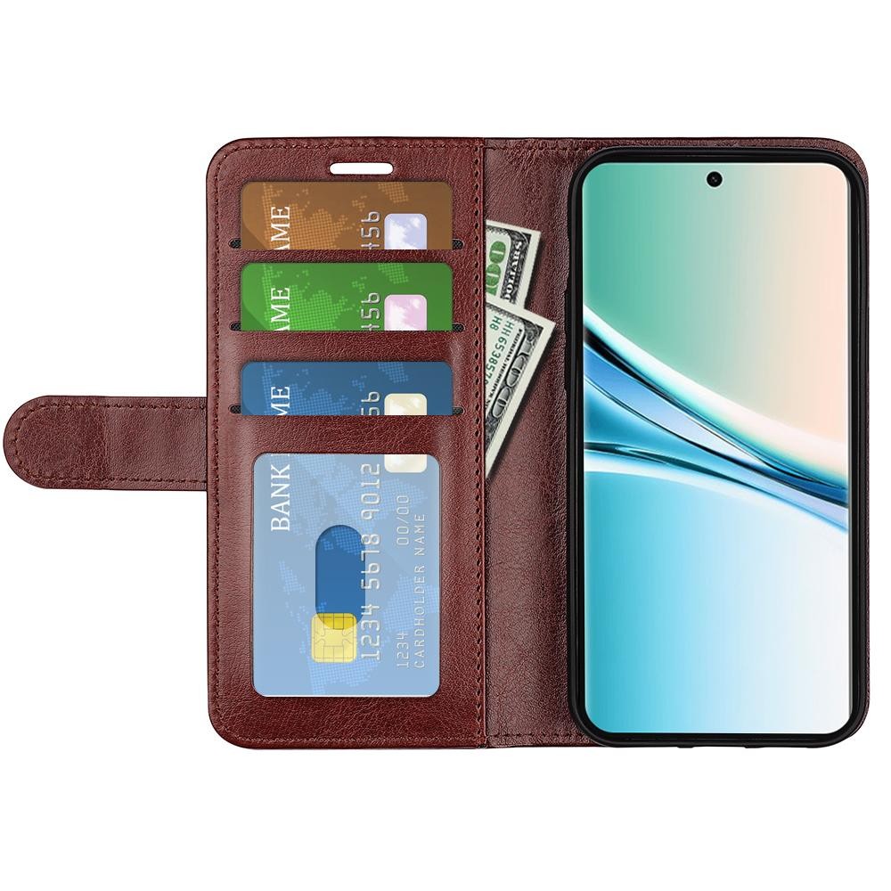 Xiaomi Redmi Note 15 Pro 4G Texture Horizontal Flip Leather Brown-Θήκη Βιβλίο