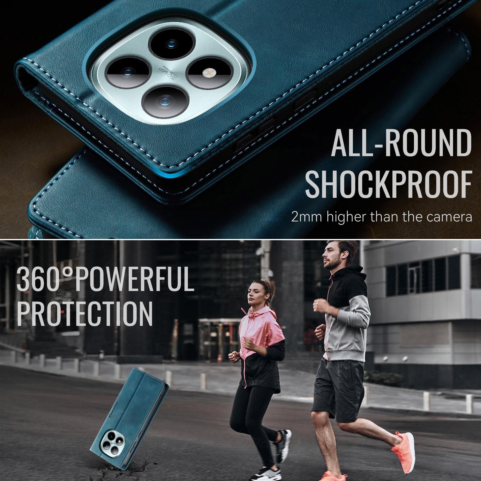 CaseMe 033 Xiaomi Redmi Note 15 Pro+ 5G RFID Retro Θήκη Βιβλίο Δερμάτινη - Green