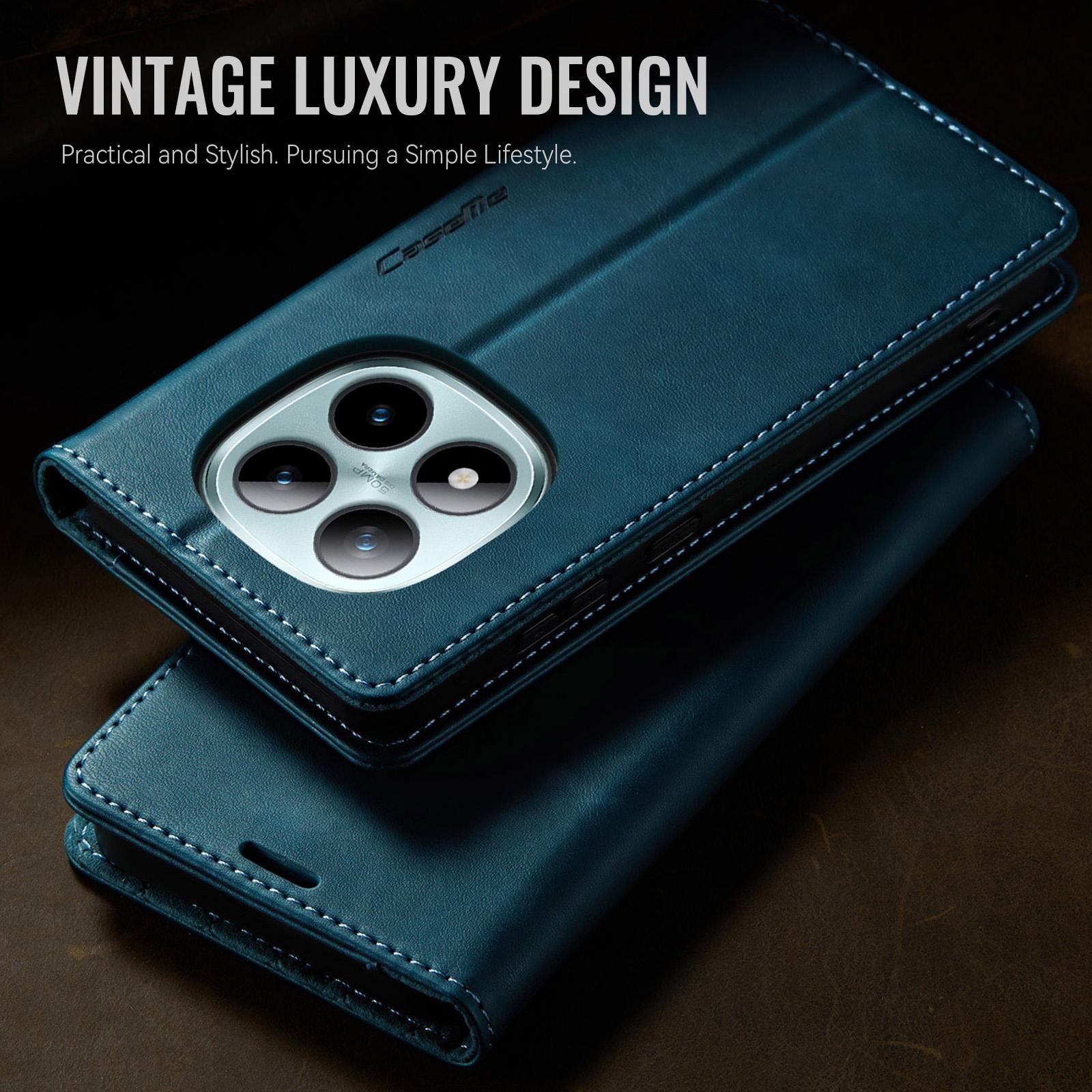 CaseMe 033 Xiaomi Redmi Note 15 Pro+ 5G RFID Retro Θήκη Βιβλίο Δερμάτινη - Green