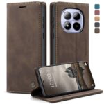 CaseMe 013 Xiaomi Redmi Note 15 Pro 4G Retro Leather Θήκη Βιβλίο - Brown