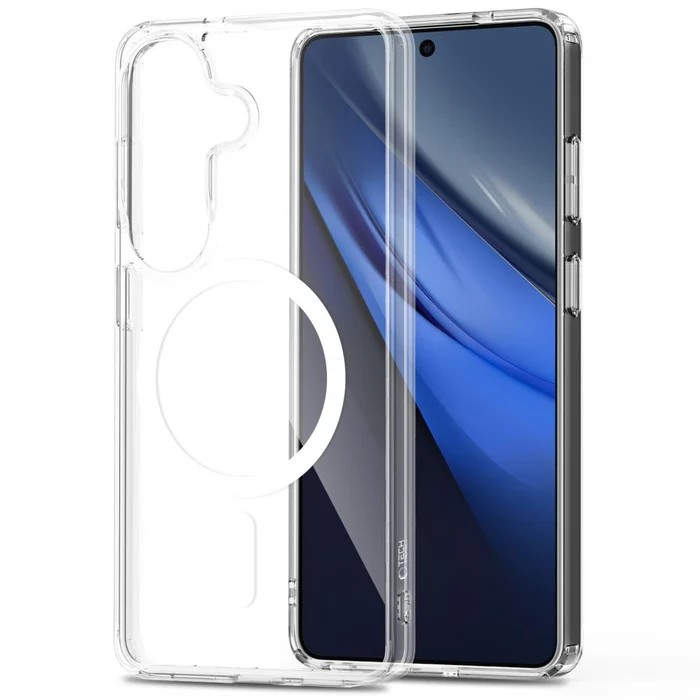 Forcell Samsung Galaxy S26 Plus 5G Magnetic White-Θήκη Σιλικόνης Διάφανη